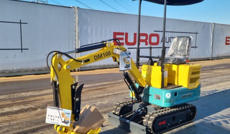 Unused 2024 DigMaster DM100 Micro Excavators For Auction: Leeds, UK – 30th April, 1st, 2nd & 3rd May 25