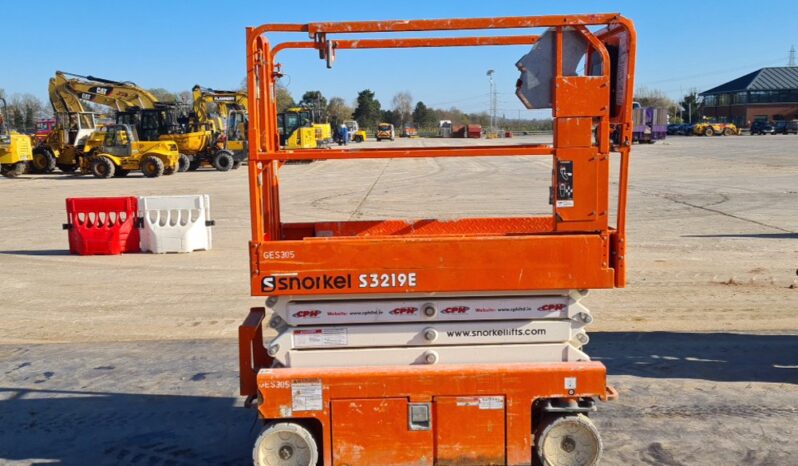 2019 Snorkel S3219E Manlifts For Auction: Leeds, UK – 30th April, 1st, 2nd & 3rd May 25 full