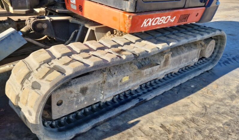 2014 Kubota KX080-4 6 Ton+ Excavators For Auction: Leeds, UK – 30th April, 1st, 2nd & 3rd May 25 full