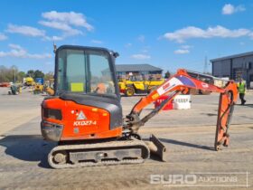 2018 Kubota KX027-4 Mini Excavators For Auction: Leeds, UK – 30th April, 1st, 2nd & 3rd May 25 full