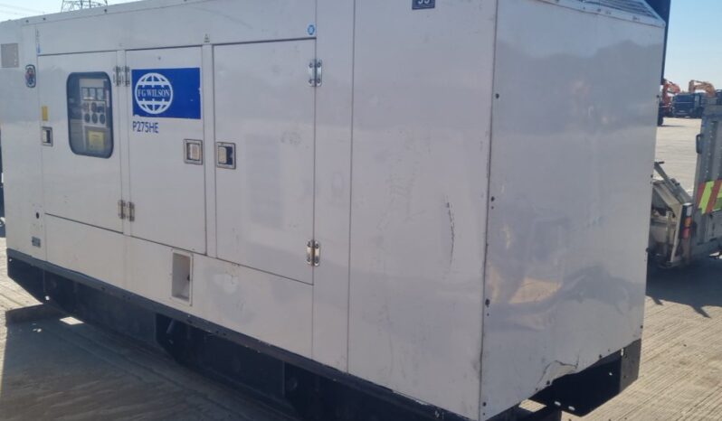 FG Wilson P275HE Generators For Auction: Leeds, UK – 30th April, 1st, 2nd & 3rd May 25 full