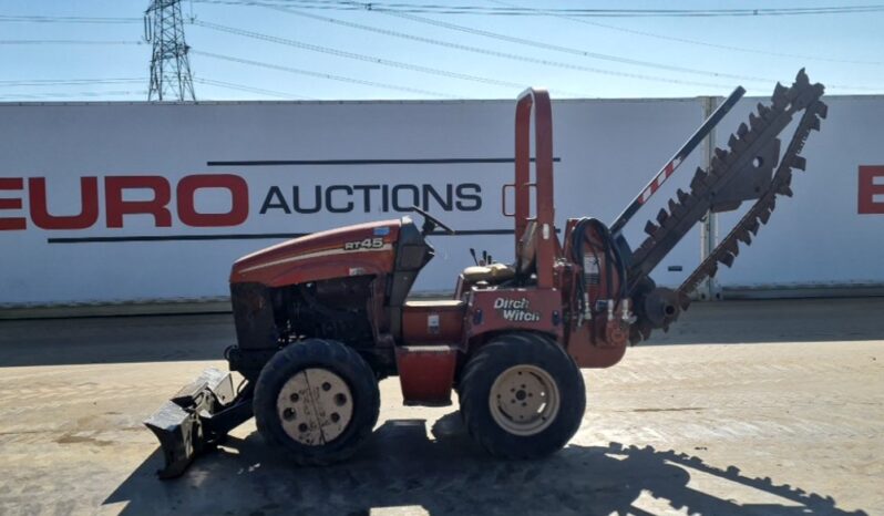 2012 Ditch Witch RT45 Trencher For Auction: Leeds, UK – 30th April, 1st, 2nd & 3rd May 25 full