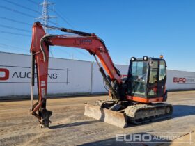 2014 Kubota KX080-4 6 Ton+ Excavators For Auction: Leeds, UK – 30th April, 1st, 2nd & 3rd May 25