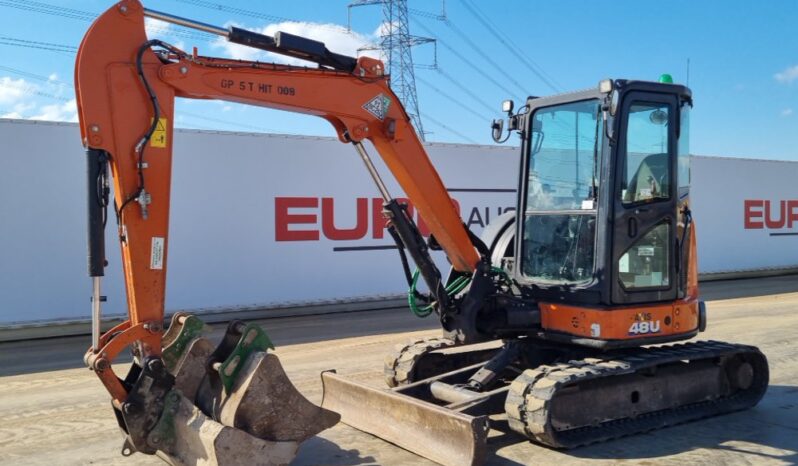 2021 Hitachi ZX48U-6 CLR Mini Excavators For Auction: Leeds, UK – 30th April, 1st, 2nd & 3rd May 25