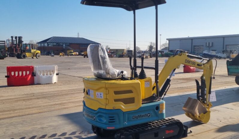 Unused 2024 DigMaster DM100 Micro Excavators For Auction: Leeds, UK – 30th April, 1st, 2nd & 3rd May 25 full