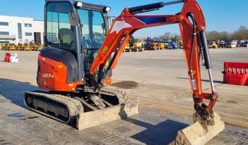 2017 Kubota U27-4 Mini Excavators For Auction: Leeds, UK – 30th April, 1st, 2nd & 3rd May 25 full