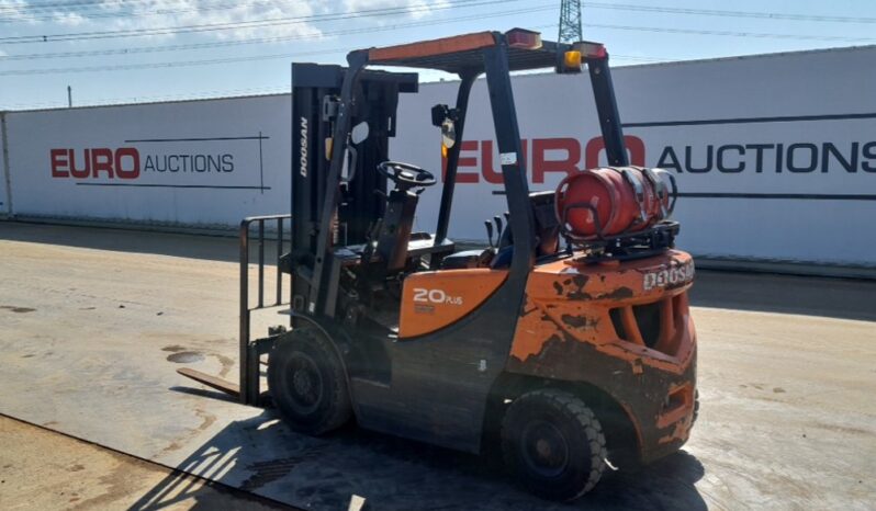 2018 Doosan G20GP Forklifts For Auction: Leeds, UK – 30th April, 1st, 2nd & 3rd May 25 full