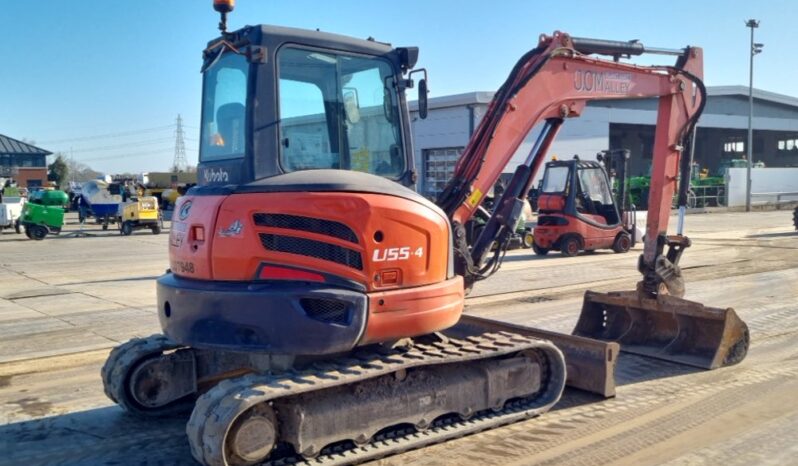 2013 Kubota U55-4 Mini Excavators For Auction: Leeds, UK – 30th April, 1st, 2nd & 3rd May 25 full