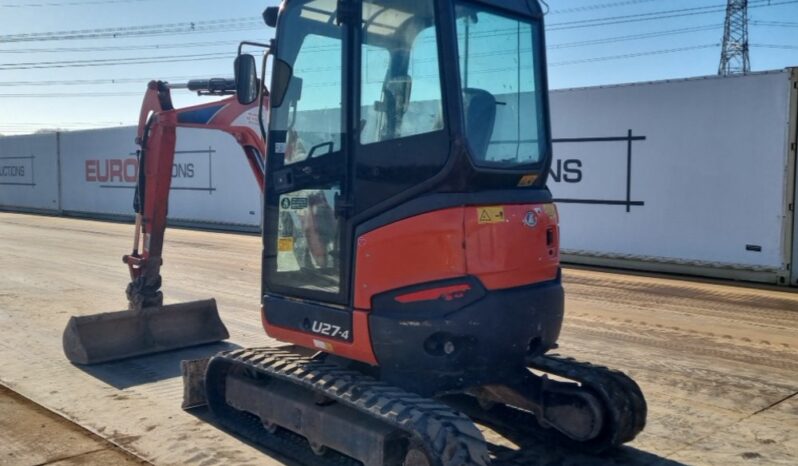 2017 Kubota U27-4 Mini Excavators For Auction: Leeds, UK – 30th April, 1st, 2nd & 3rd May 25 full