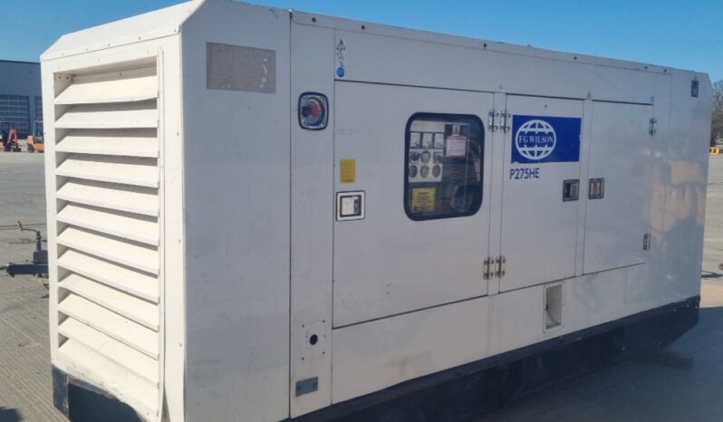 FG Wilson P275HE Generators For Auction: Leeds, UK – 30th April, 1st, 2nd & 3rd May 25 full
