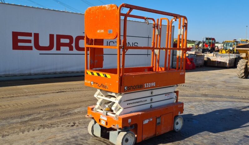 2019 Snorkel S3219E Manlifts For Auction: Leeds, UK – 30th April, 1st, 2nd & 3rd May 25