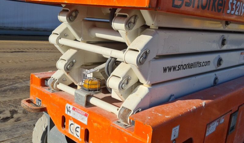 2019 Snorkel S3219E Manlifts For Auction: Leeds, UK – 30th April, 1st, 2nd & 3rd May 25 full