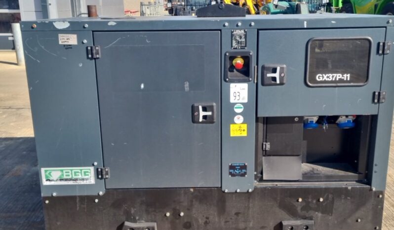 2020 Bruno GX37PE Generators For Auction: Leeds, UK – 30th April, 1st, 2nd & 3rd May 25 full