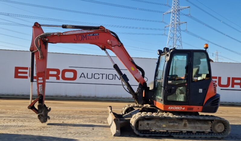 2014 Kubota KX080-4 6 Ton+ Excavators For Auction: Leeds, UK – 30th April, 1st, 2nd & 3rd May 25 full