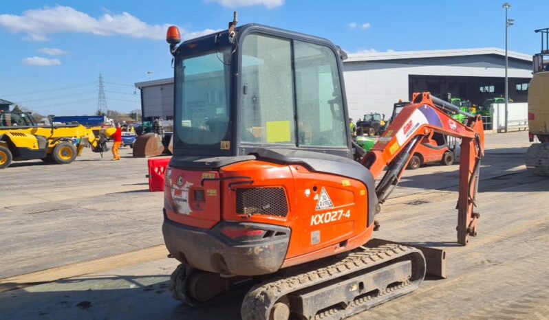2018 Kubota KX027-4 Mini Excavators For Auction: Leeds, UK – 30th April, 1st, 2nd & 3rd May 25 full