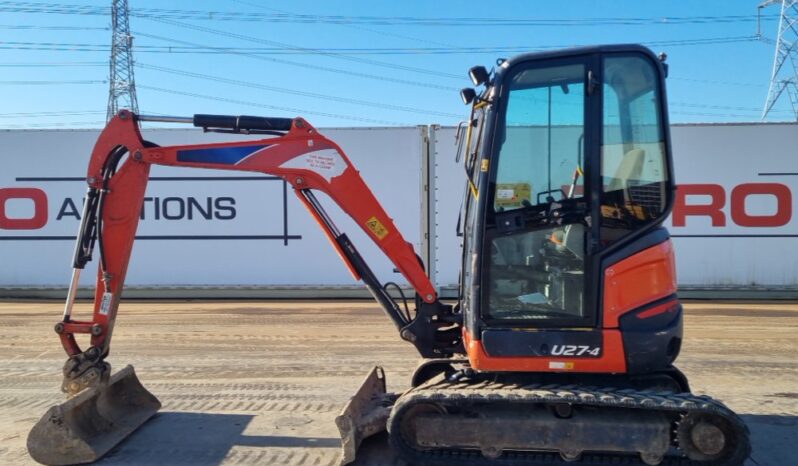 2017 Kubota U27-4 Mini Excavators For Auction: Leeds, UK – 30th April, 1st, 2nd & 3rd May 25 full