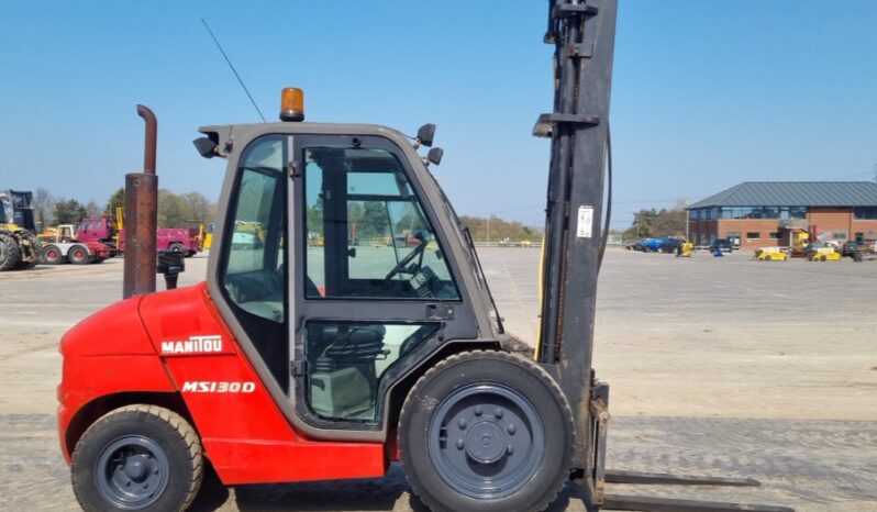 Manitou MS130D Rough Terrain Forklifts For Auction: Leeds, UK – 30th April, 1st, 2nd & 3rd May 25 full