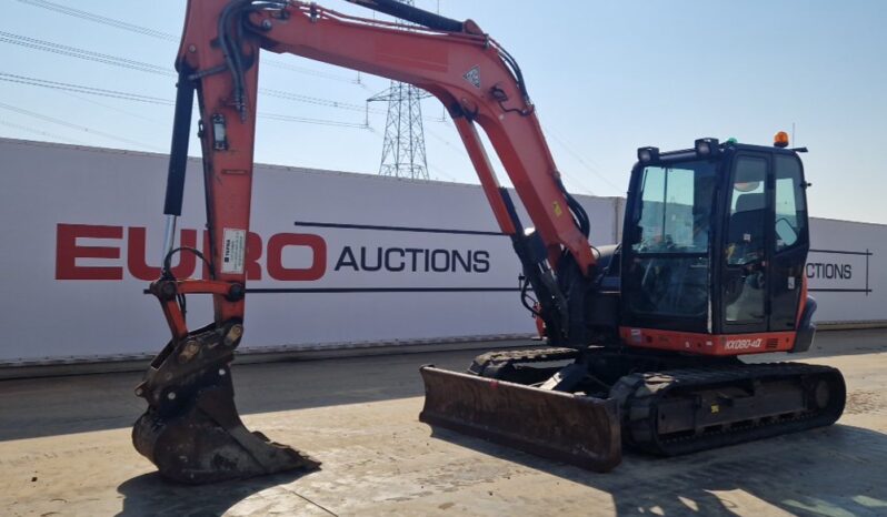 2018 Kubota KX080-4A 6 Ton+ Excavators For Auction: Leeds, UK – 30th April, 1st, 2nd & 3rd May 25