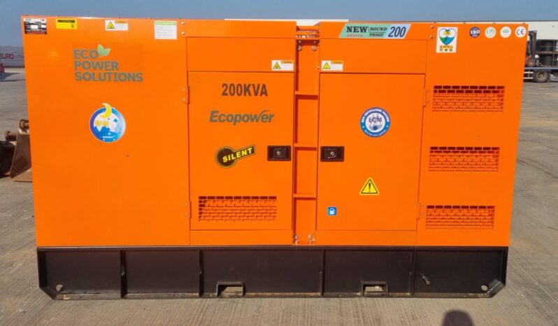 Unused 2025 Ashita AG3-200R Generators For Auction: Leeds, UK – 30th April, 1st, 2nd & 3rd May 25 full
