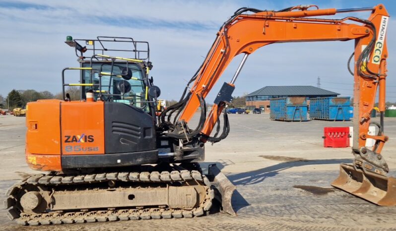 2018 Hitachi ZX85USB-5 6 Ton+ Excavators For Auction: Leeds, UK – 30th April, 1st, 2nd & 3rd May 25 full