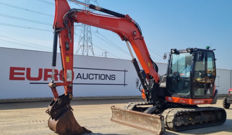 2018 Kubota KX080-4A 6 Ton+ Excavators For Auction: Leeds, UK – 30th April, 1st, 2nd & 3rd May 25