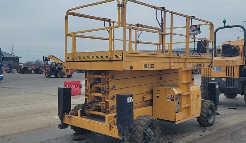 2012 Haulotte H18SXNT Manlifts For Auction: Leeds, UK – 30th April, 1st, 2nd & 3rd May 25 full