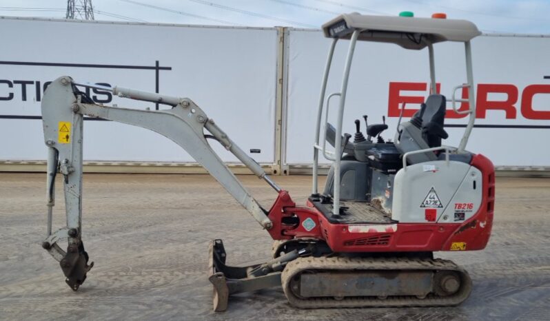2020 Takeuchi TB216 Mini Excavators For Auction: Leeds, UK – 30th April, 1st, 2nd & 3rd May 25 full