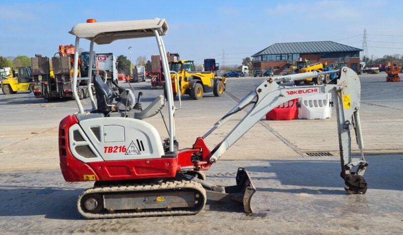 2020 Takeuchi TB216 Mini Excavators For Auction: Leeds, UK – 30th April, 1st, 2nd & 3rd May 25 full