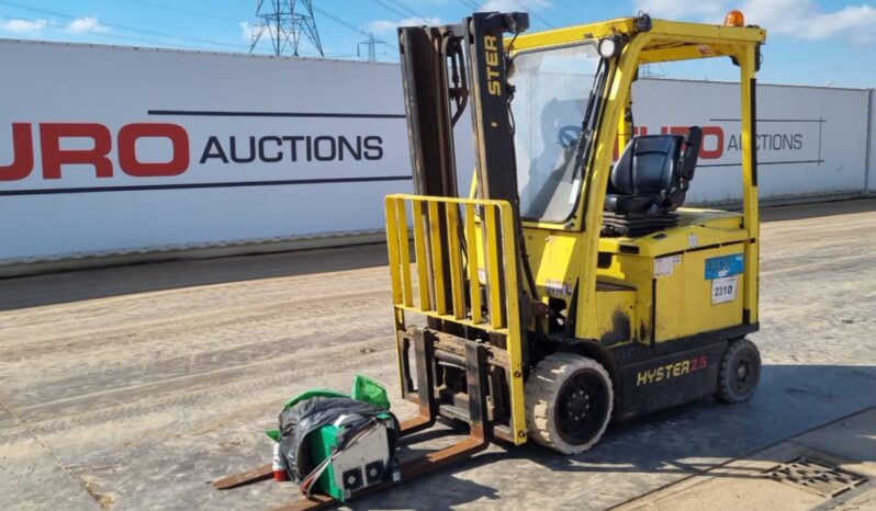 2012 Hyster E2.5XN MWB Forklifts For Auction: Leeds, UK – 30th April, 1st, 2nd & 3rd May 25