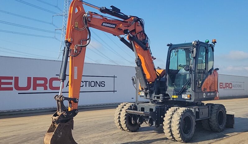 2023 Doosan DX100W-7 Wheeled Excavators For Auction: Leeds, UK – 30th April, 1st, 2nd & 3rd May 25