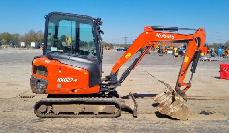 2018 Kubota KX027-4 Mini Excavators For Auction: Leeds, UK – 30th April, 1st, 2nd & 3rd May 25 full