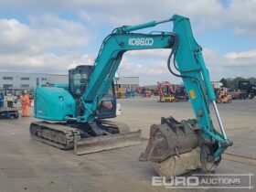 2019 Kobelco SK85MSR-7 6 Ton+ Excavators For Auction: Leeds, UK – 30th April, 1st, 2nd & 3rd May 25 full