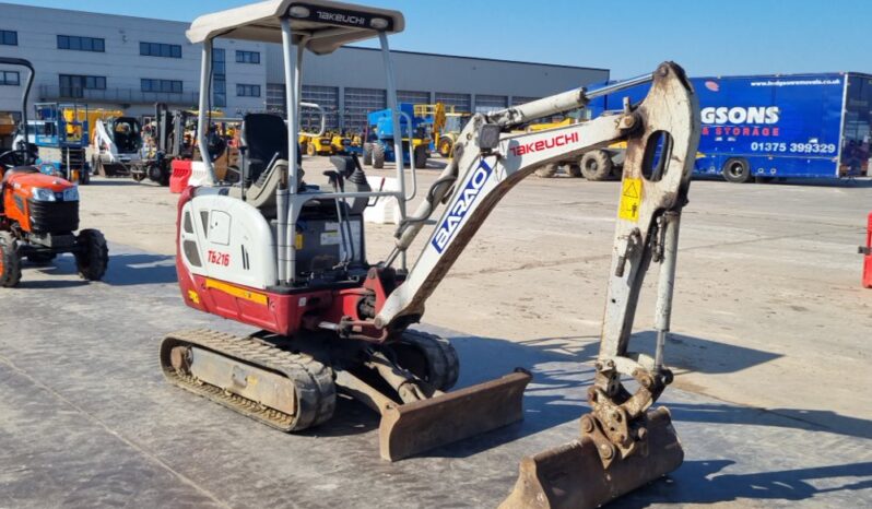2018 Takeuchi TB216 Mini Excavators For Auction: Leeds, UK – 30th April, 1st, 2nd & 3rd May 25 full