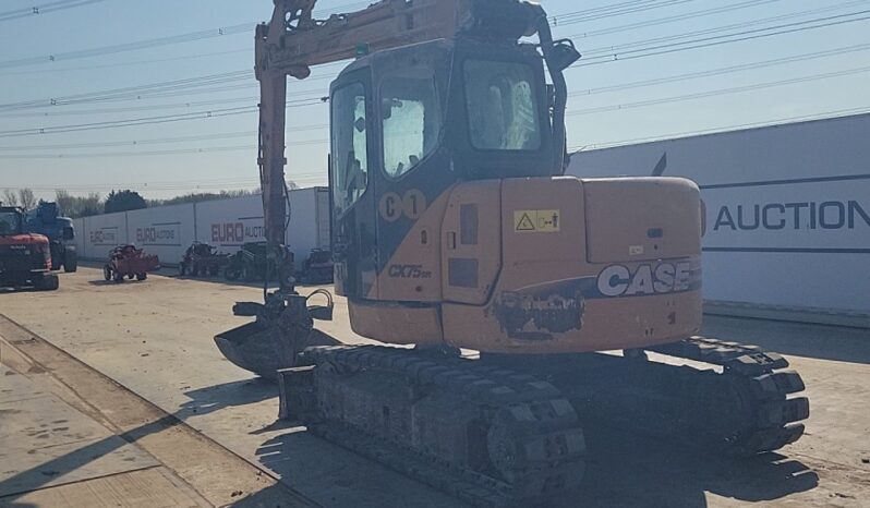 Case CX75SR 6 Ton+ Excavators For Auction: Leeds, UK – 30th April, 1st, 2nd & 3rd May 25 full