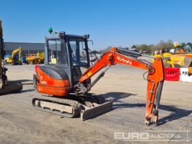 2016 Kubota KX61-3 Mini Excavators For Auction: Leeds, UK – 30th April, 1st, 2nd & 3rd May 25 full