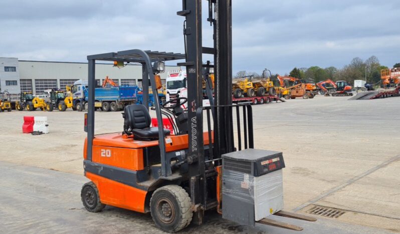 Toyota FBMF20 Forklifts For Auction: Leeds, UK – 30th April, 1st, 2nd & 3rd May 25 full