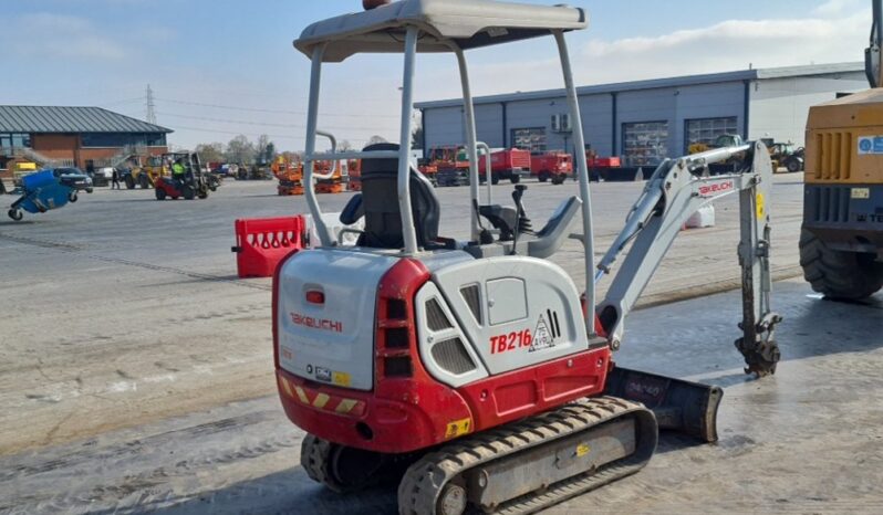 2020 Takeuchi TB216 Mini Excavators For Auction: Leeds, UK – 30th April, 1st, 2nd & 3rd May 25 full