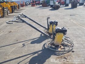 Wacker Neuson Concrete Power Float, Honda Engine (2 of) Asphalt / Concrete Equipment For Auction: Leeds, UK – 30th April, 1st, 2nd & 3rd May 25 full