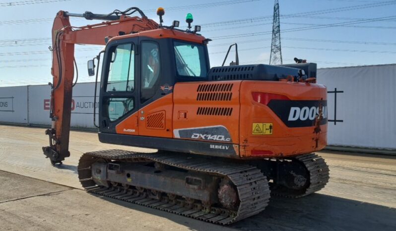 2020 Doosan DX140LC-5 10 Ton+ Excavators For Auction: Leeds, UK – 30th April, 1st, 2nd & 3rd May 25 full