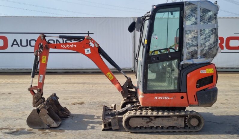 2023 Kubota KX016-4 Mini Excavators For Auction: Leeds, UK – 30th April, 1st, 2nd & 3rd May 25 full