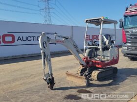 2017 Takeuchi TB216 Mini Excavators For Auction: Leeds, UK – 30th April, 1st, 2nd & 3rd May 25
