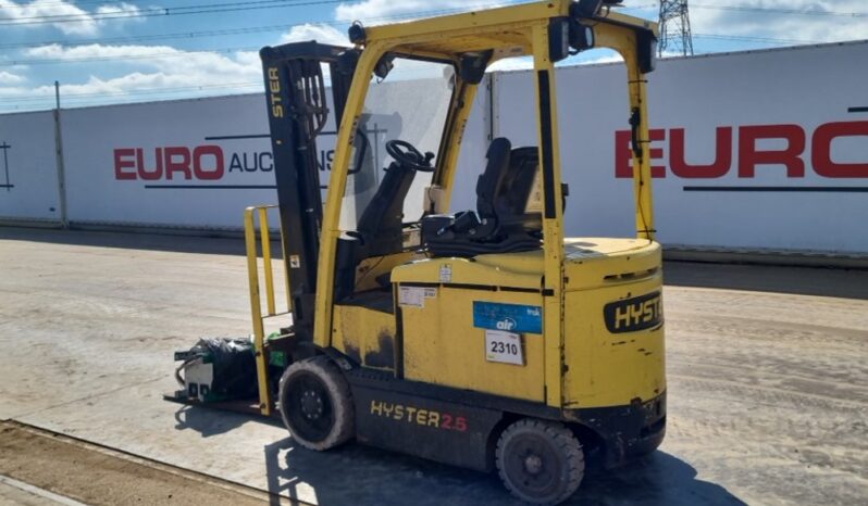 2012 Hyster E2.5XN MWB Forklifts For Auction: Leeds, UK – 30th April, 1st, 2nd & 3rd May 25 full