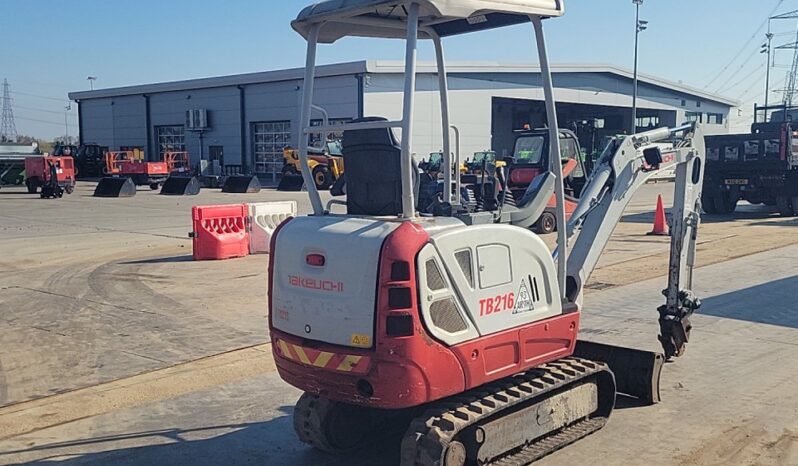 2017 Takeuchi TB216 Mini Excavators For Auction: Leeds, UK – 30th April, 1st, 2nd & 3rd May 25 full