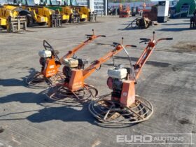 Mta Concrete Power Float, Honda Engine (3 of) Asphalt / Concrete Equipment For Auction: Leeds, UK – 30th April, 1st, 2nd & 3rd May 25