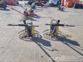 Wacker Neuson Concrete Power Float, Honda Engine (2 of) Asphalt / Concrete Equipment For Auction: Leeds, UK – 30th April, 1st, 2nd & 3rd May 25 full