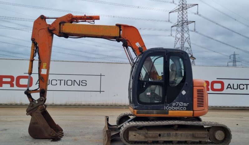 Kobelco E70SR 6 Ton+ Excavators For Auction: Leeds, UK – 30th April, 1st, 2nd & 3rd May 25 full