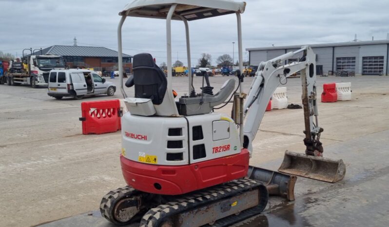 2019 Takeuchi TB215R Mini Excavators For Auction: Leeds, UK – 30th April, 1st, 2nd & 3rd May 25 full