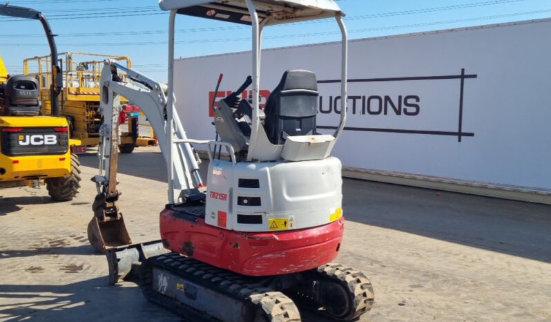 2019 Takeuchi TB215R Mini Excavators For Auction: Leeds, UK – 30th April, 1st, 2nd & 3rd May 25 full