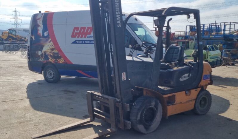 Samsung SF25D Forklifts For Auction: Leeds, UK – 30th April, 1st, 2nd & 3rd May 25