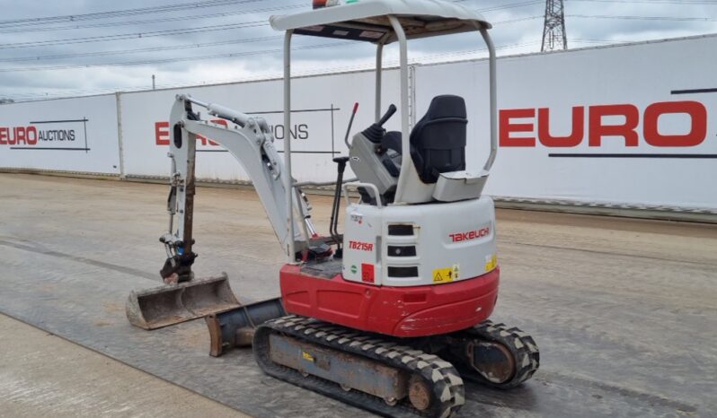 2019 Takeuchi TB215R Mini Excavators For Auction: Leeds, UK – 30th April, 1st, 2nd & 3rd May 25 full